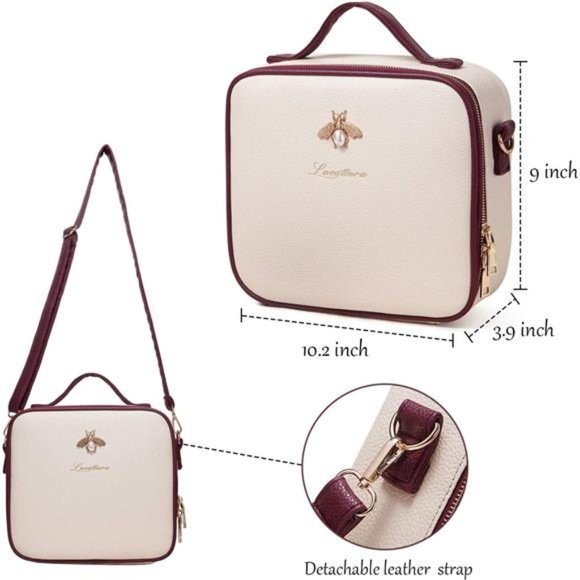 Travel Makeup bag for Brushes and Cosmetic Organizer Storage for Toiletry - Picture 4 of 9